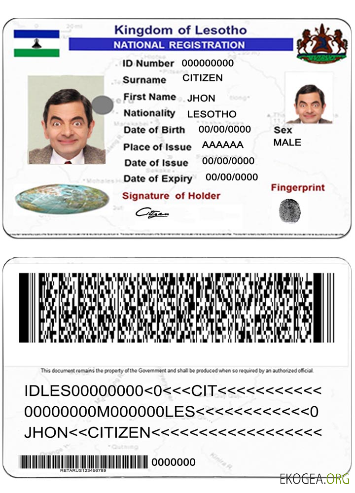 Enregistrement national du Lesotho